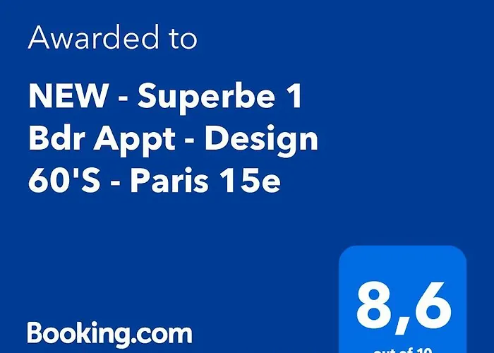 New - Superbe 1 Bdr Appt - Design 60's - 15e Lejlighed